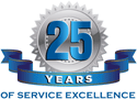 More Than 25 Years of Service Excellence
